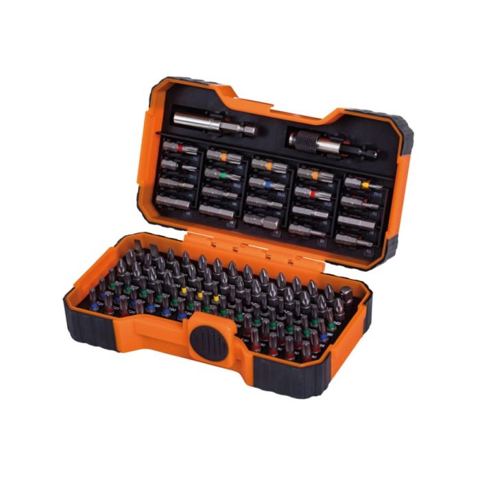 Bahco 59S100BC 100 Piece Colour Coded Bit Set