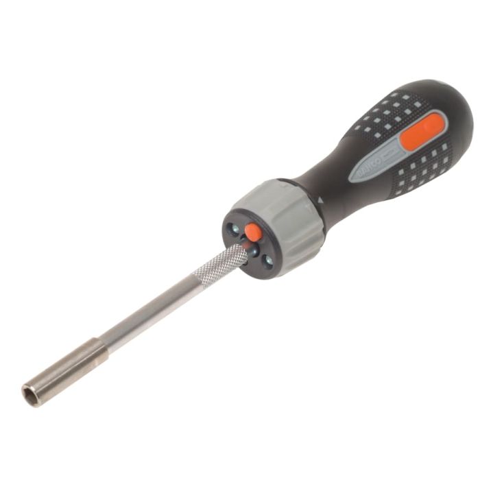 Bahco 808050L LED Ratchet Screwdriver with 6 Bits