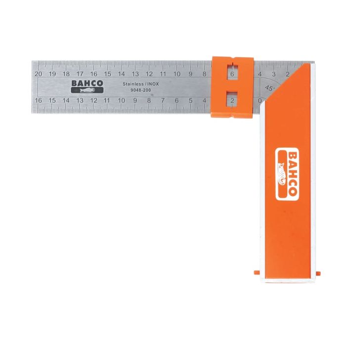 Bahco 9048200 200mm Aluminium Try Square