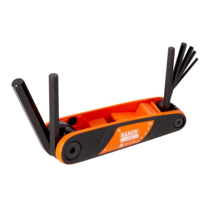 Bahco BE9777B 7 Piece Folding Hex Key Set
