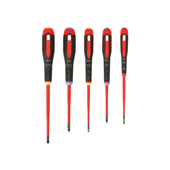 Bahco BE9882SL ERGO™ Slim VDE Insulated Screwdriver Set 5 Piece