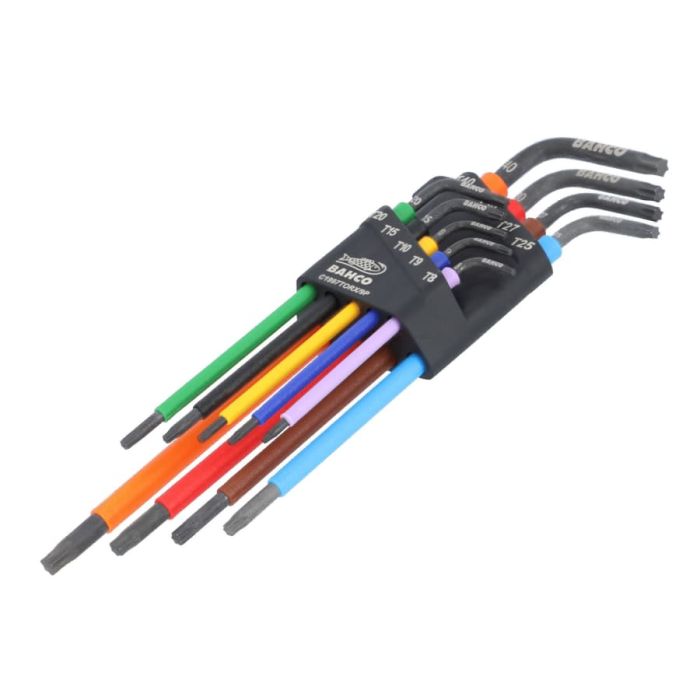 Bahco C1997TORX9P 9 Piece Coloured L-Key Set