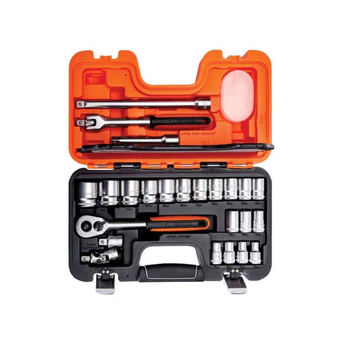 Bahco S240 1/2in Drive Socket Set 24 Piece