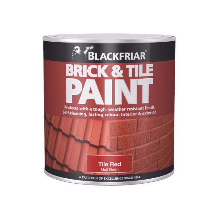 Blackfriar BF0160001E1 Brick & Tile Paint Matt Red 500ml