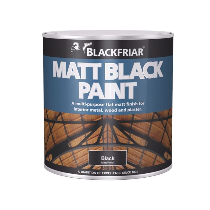 Blackfriar BF0520001E1 Matt Black Paint 500ml