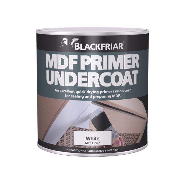 Blackfriar BF0380001E2 Quick Drying MDF Acrylic Primer Undercoat 500ml