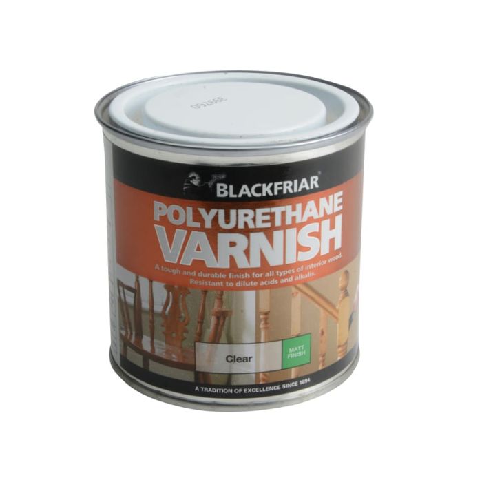 Blackfriar BF0230003F1 Polyurethane Varnish Clear Matt 250ml