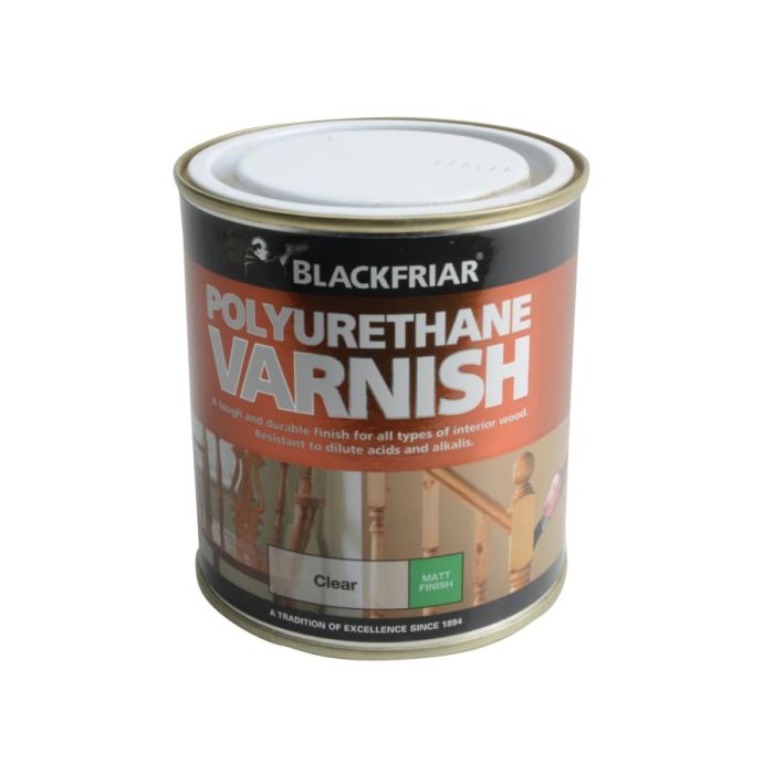 Blackfriar BF0230003E1 Polyurethane Varnish Clear Matt 500ml
