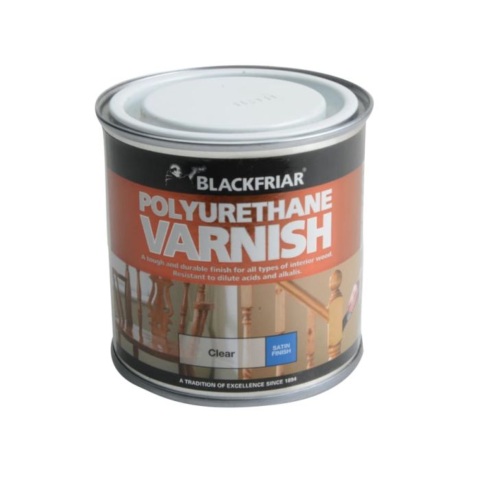 Blackfriar BF0230002F1 Polyurethane Varnish Clear Satin 250ml