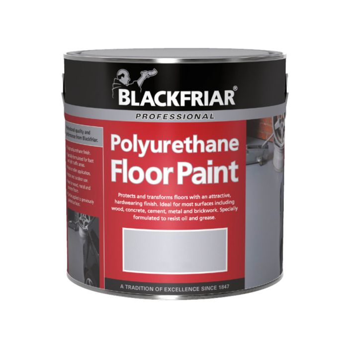 Blackfriar BF2000001D1 1L Professional Polyurethane Floor Paint Tile Red