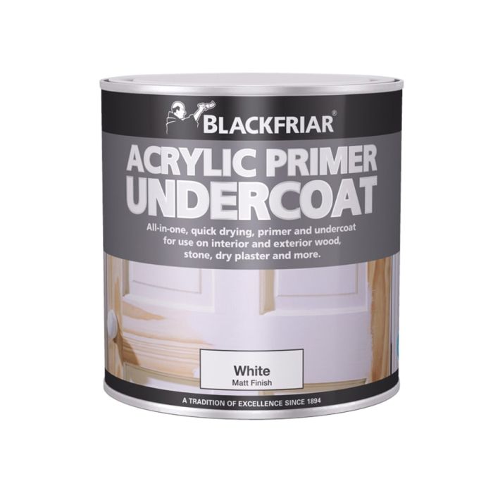 Blackfriar BF0380002E1 Quick Drying Acrylic Primer Undercoat 500ml