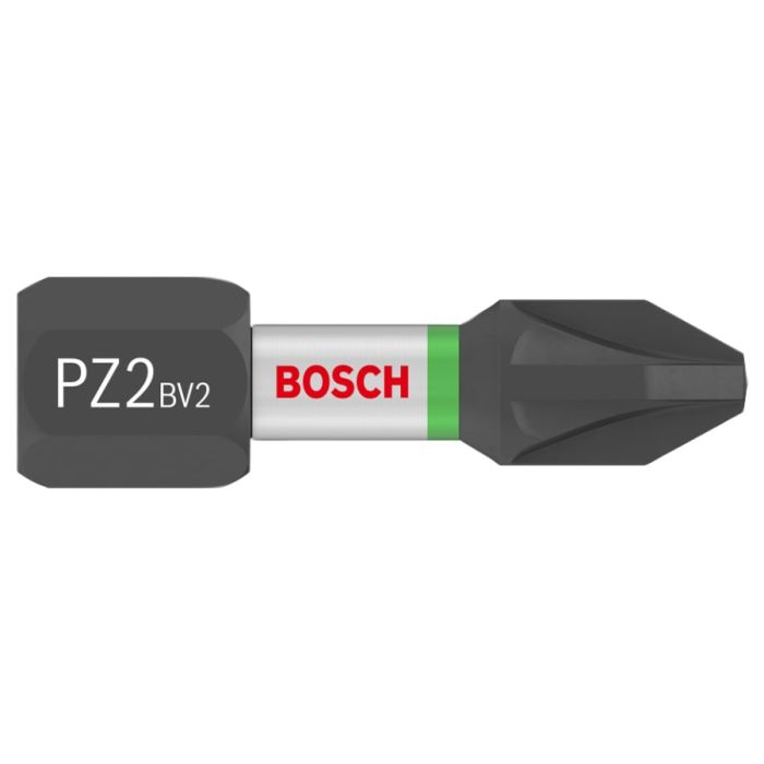 Bosch 2607002804 PZ2 × 25mm Impact Screwdriver Bit (Pack of 25)