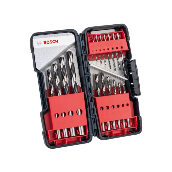 Bosch Powertool Accessories Bosch 2608577350 PointTeQ HSS Twist Drill Bit Set 18 Piece
