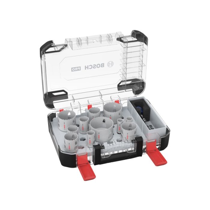 Bosch Powertool Accessories Bosch 2608594425 Multi Material Hole Saw Set 14 Piece