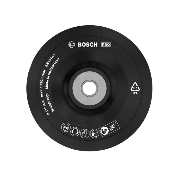 Bosch Powertool Accessories Bosch 2608601005 115mm Backing Pad M14