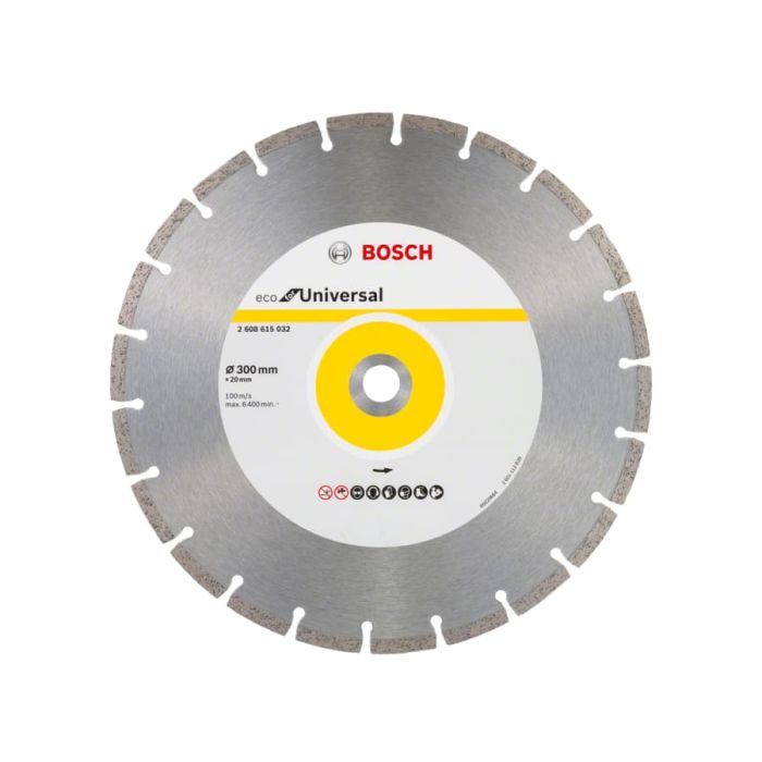 Bosch Powertool Accessories Bosch 2608615032 Universal Segmented Diamond Cutting Disc 300