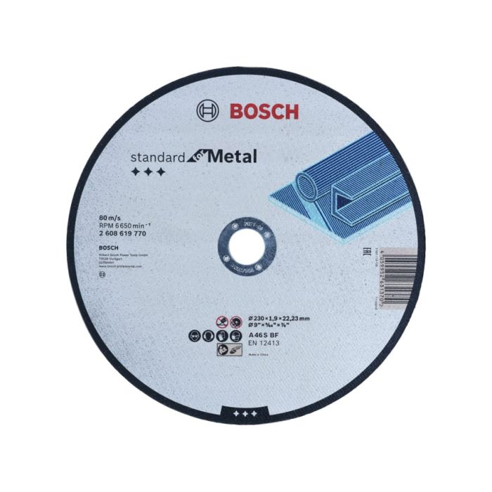 Bosch Powertool Accessories Bosch 2608619770 Standard Metal Straight Cut Disc 230mm