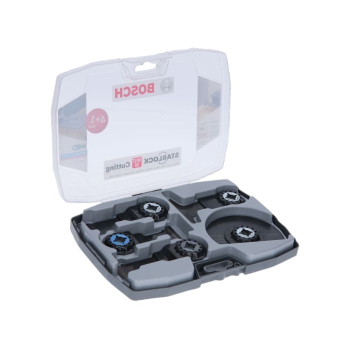 Bosch 2608664131 Starlock Multi-Tool Blade Set with 5 Pieces