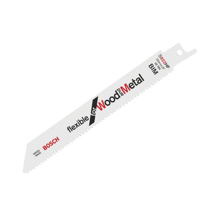 Bosch S922HF 150mm Reciprocating Saw Blade with 10 TPI