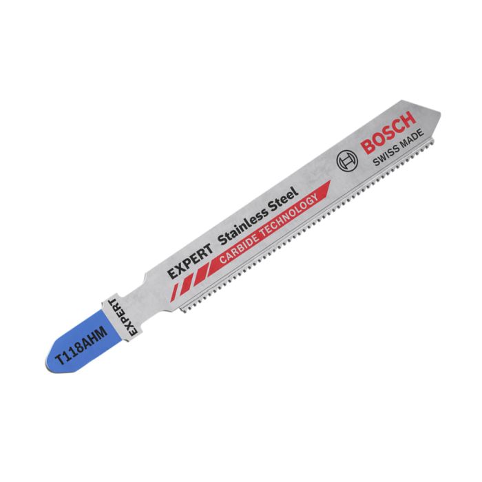 Bosch T118AHM 83mm Jigsaw Blade for Stainless Steel with 3 Blades