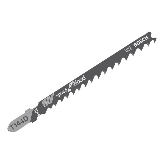 Bosch T144D 100mm Jigsaw Blade for Wood (Pack of 5)