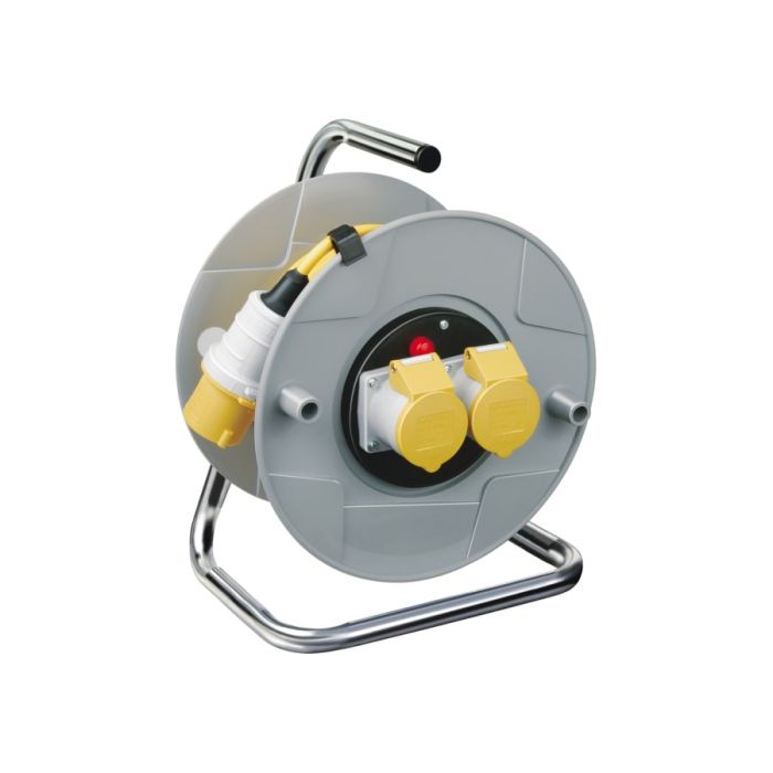 Brennenstuhl 1098743 25m Cable Reel 110V 16A 2-Socket