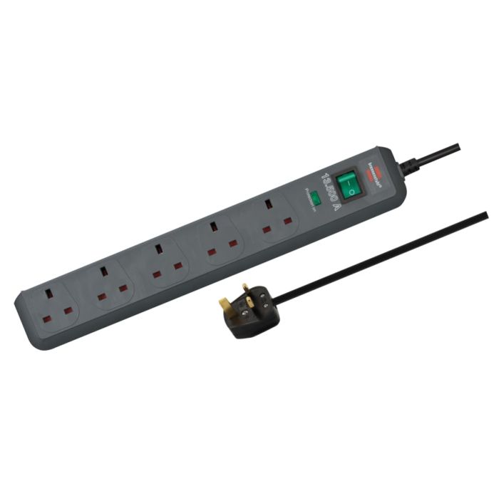 Brennenstuhl 1156753 5-Gang Extension Lead 2m