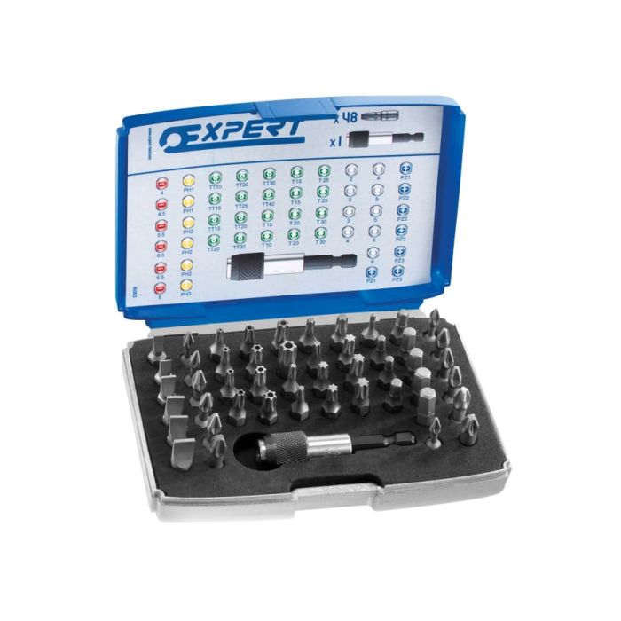 Expert E131701 49 Piece 1/4in Bit Set