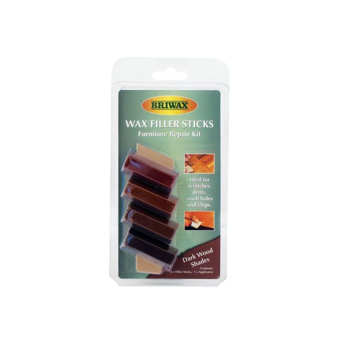 Briwax BWSWSDK Wax Filler Sticks Dark Wood Shades