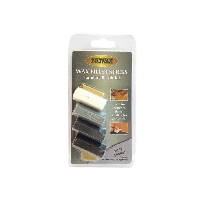 Briwax BWSWSGRY Wax Filler Sticks Grey