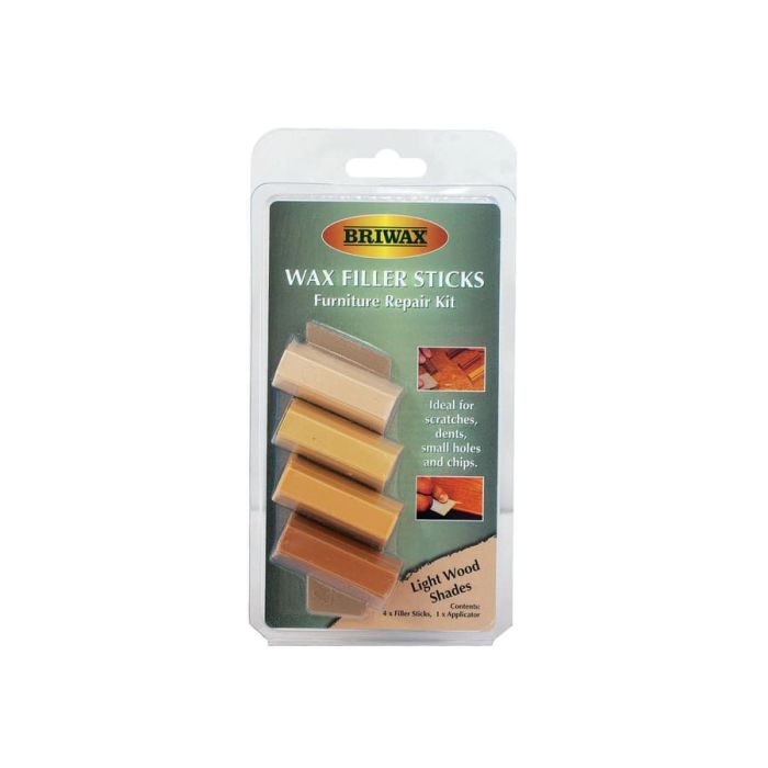 Briwax BWSWSLGT Wax Filler Sticks Light Wood Shades
