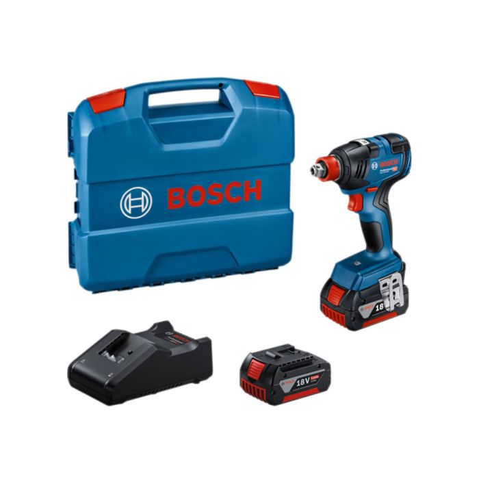 Bosch GDX 18V-200 Professional 18V Impact Driver/Wrench with 2 × 5.0Ah Batteries