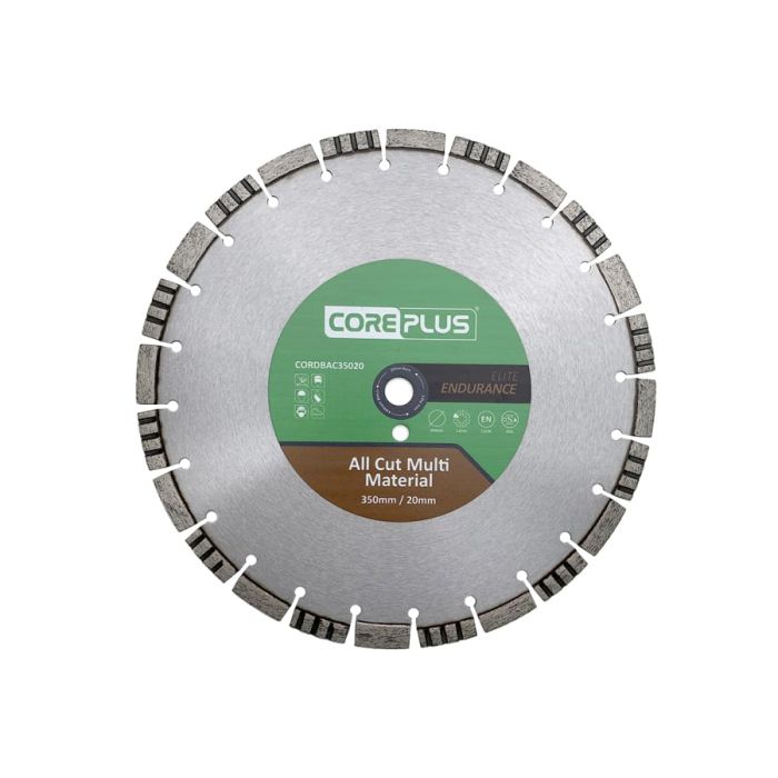 Coreplus CORDBAC35020 350 x 20mm Multi-Material Diamond Blade