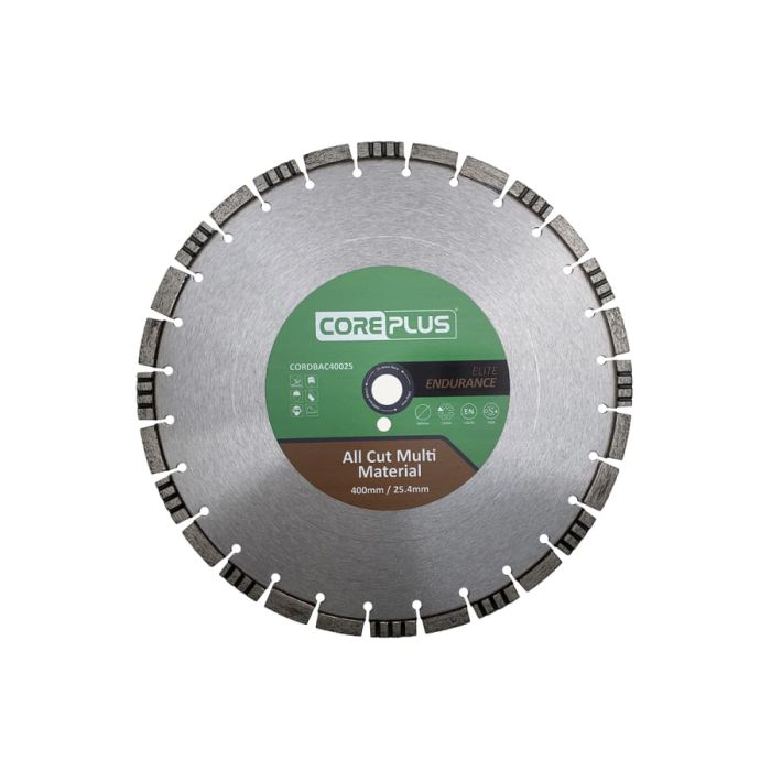 Coreplus CORDBAC40025 400 x 25mm Multi-Material Diamond Blade