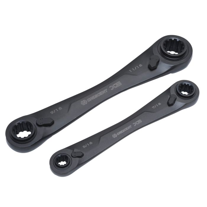Crescent CX6DBM2 2 Piece Ratcheting Spanner Set