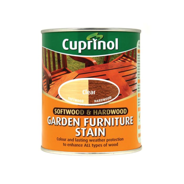 Cuprinol 5158527 Softwood & Hardwood Garden Furniture Stain Clear 750ml
