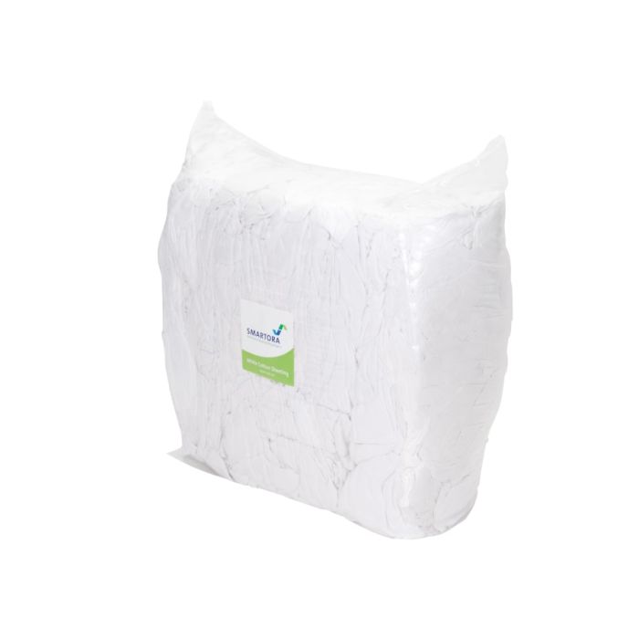 Davis & Moore WS10 White Cotton Sheeting Wipers 10kg