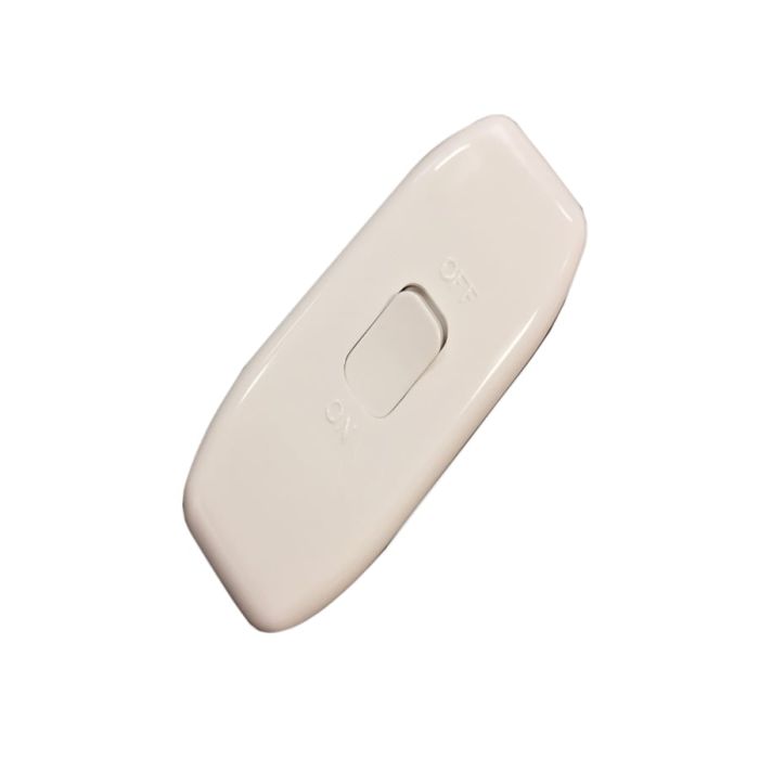 Dencon 2279WNB 6A 3 Core Through Switch White