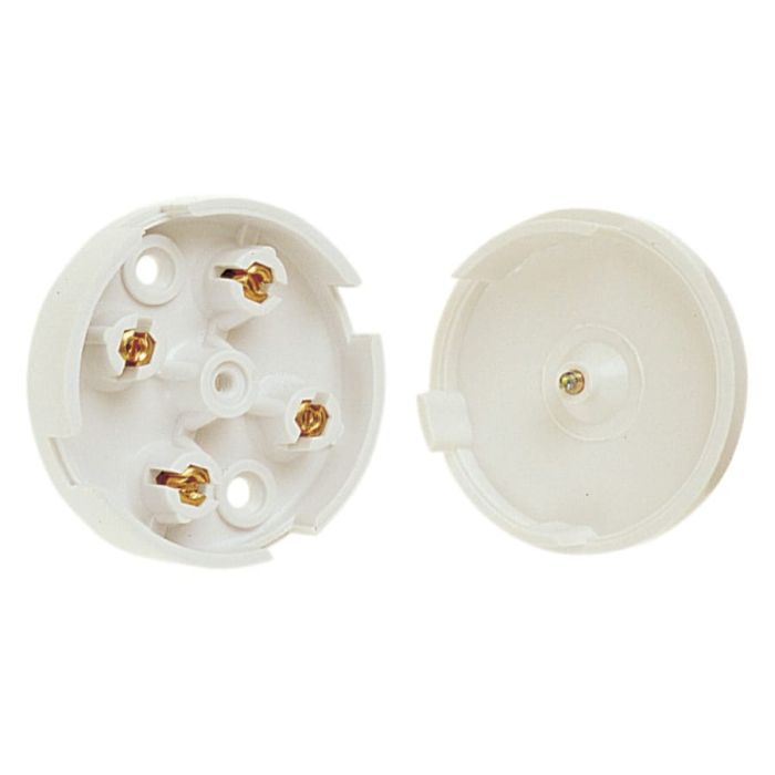 Dencon 4045WNB 5A 4 Terminal Junction Box White