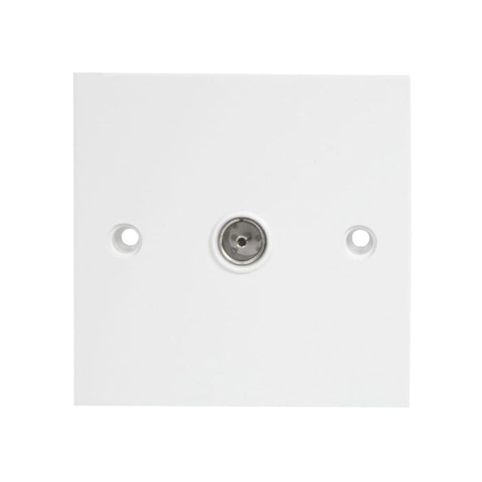Dencon 7119NB Single Flush Coax TV Socket