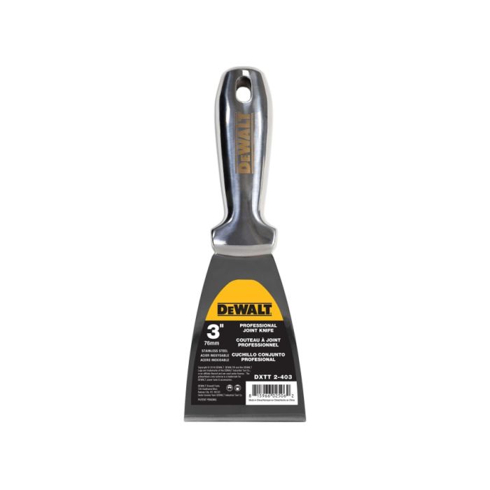 Dewalt Drywall EU2403 Stainless Steel Jointing Knife 75mm