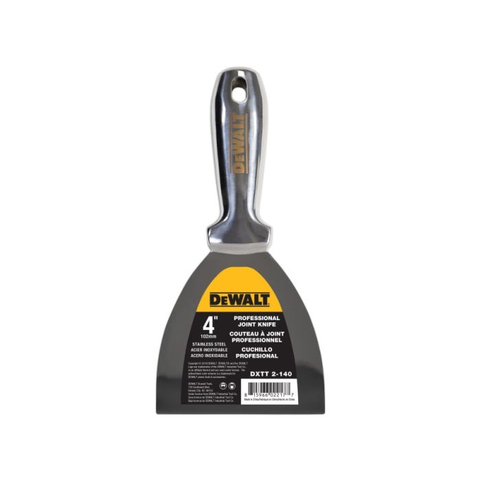 Dewalt Drywall EU2404 Stainless Steel Jointing Knife 100mm