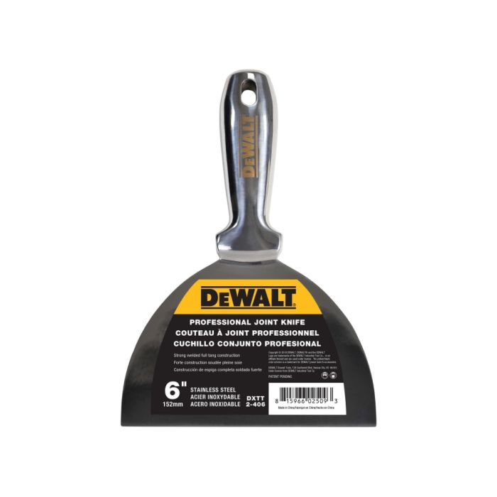 Dewalt Drywall EU2406 Stainless Steel Jointing Knife 150mm