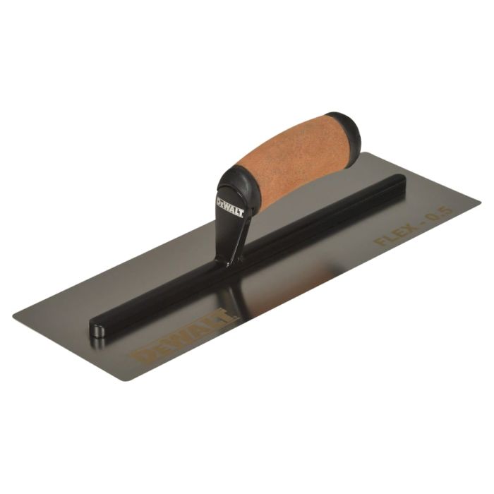 Dewalt Drywall EU2982 0.5mm Stainless Steel Flat Trowel 14in Leather Handle