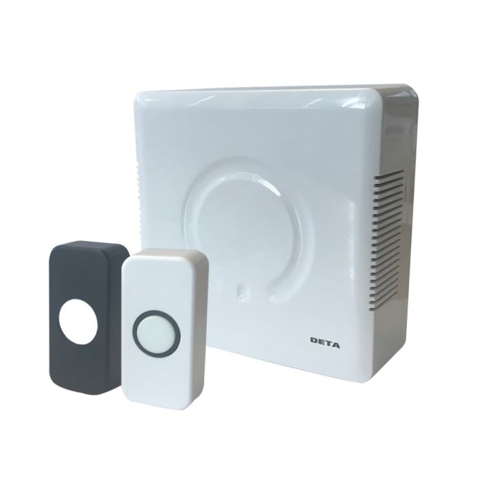 Deta Vimark C3504 Wired Door Bell Chime and Push Kit