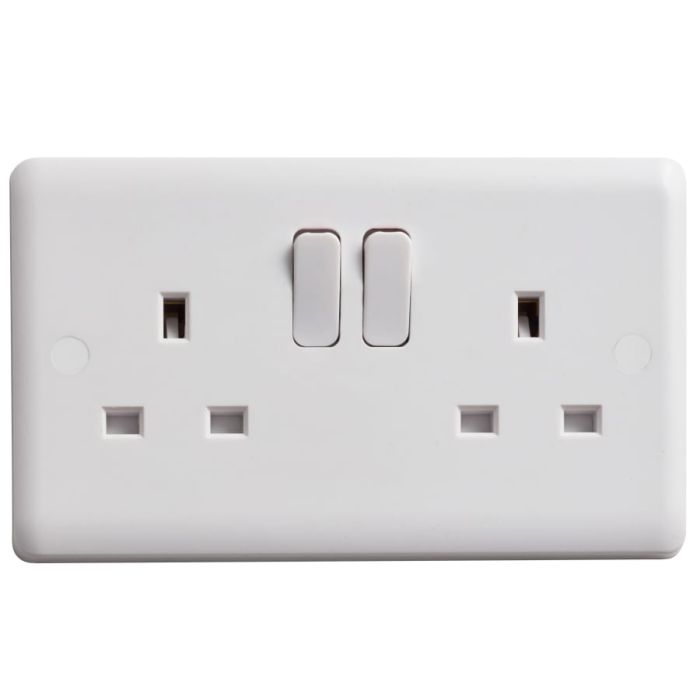 Deta Vimark VC1209S 2-Gang 13A Switched Socket