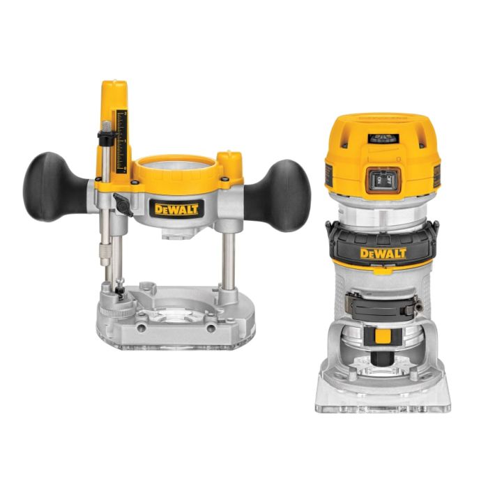 Dewalt Power Tools Dewalt D26204KGB 900W 240V 1/4in Plunge & Fixed Base Combi Router