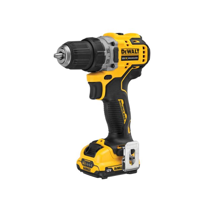 Dewalt Power Tools Dewalt DCD701D2 12V XR Brushless Sub-Compact Drill Driver with 2 ×
