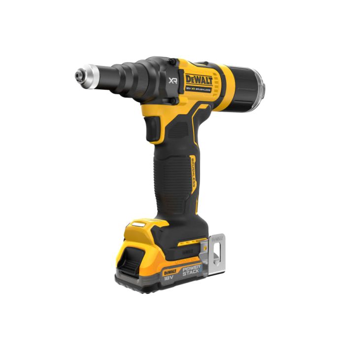 Dewalt Power Tools Dewalt DCF403E1TGB 3/16in XR Brushless Riveter with 1 × 1.7Ah Battery