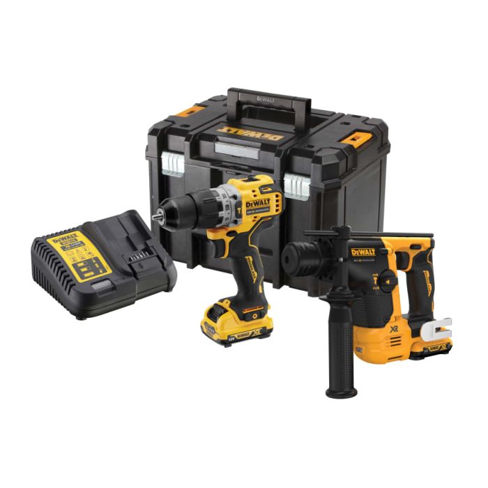 Dewalt Power Tools Dewalt DCK2102L2TGB 12V XR Brushless Twin Pack with 2 × 3.0Ah Batteries